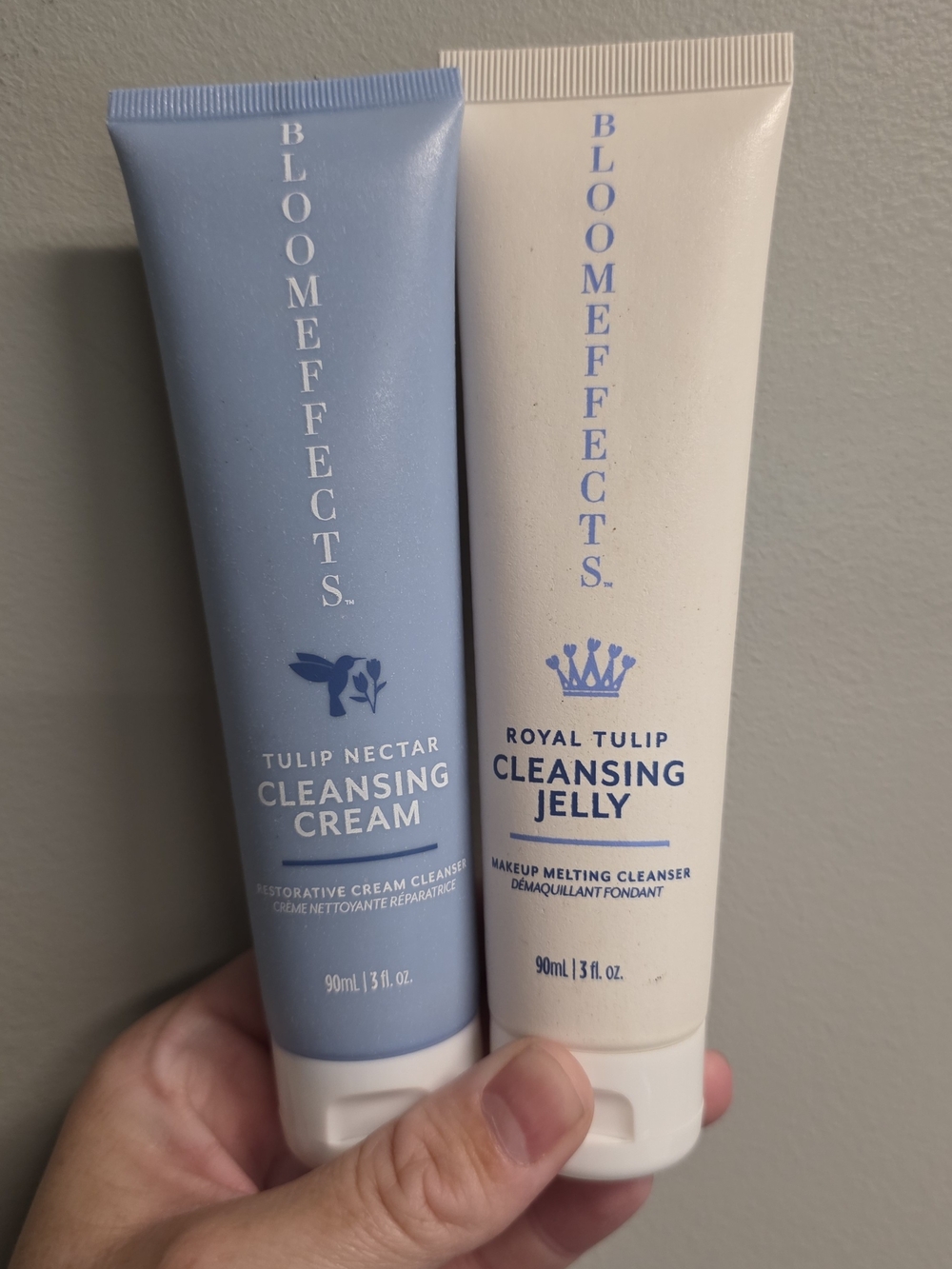 NWT Bloomeffects Tulip Nectar Cleansing Cream & Royal Tulip Cleansing Jelly Set